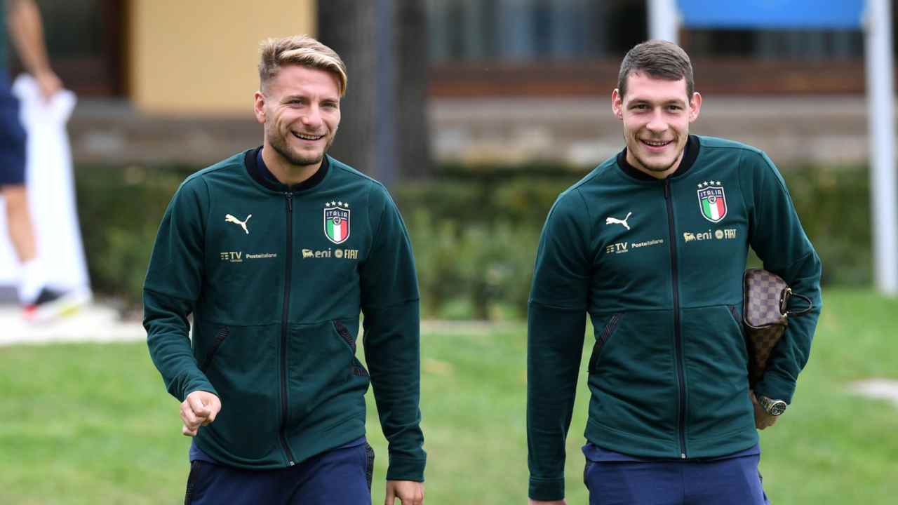 Immobile e Belotti - Foto LaPresse