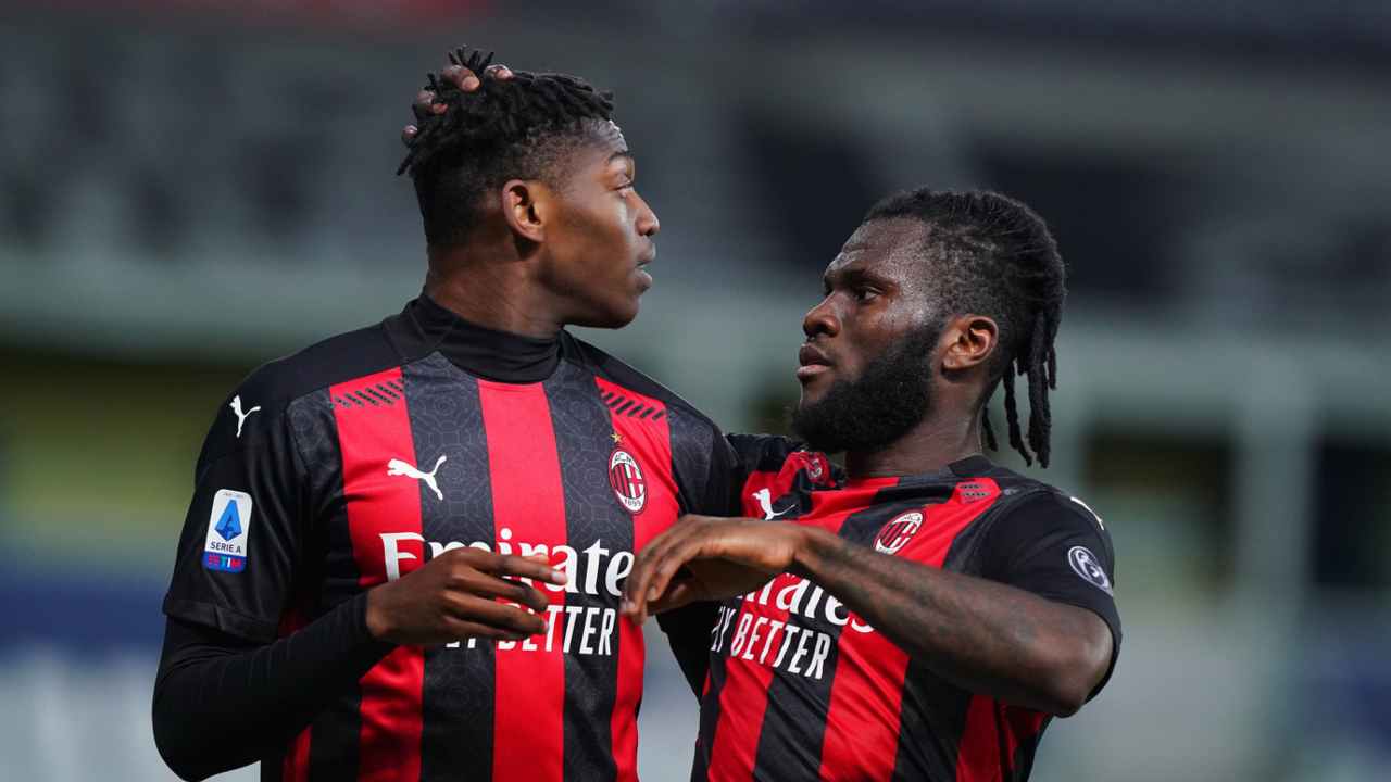 Leao e Kessie - foto LaPresse