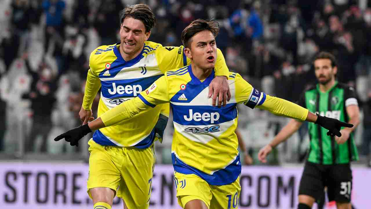 Vlahovic e Dybala - foto LaPresse