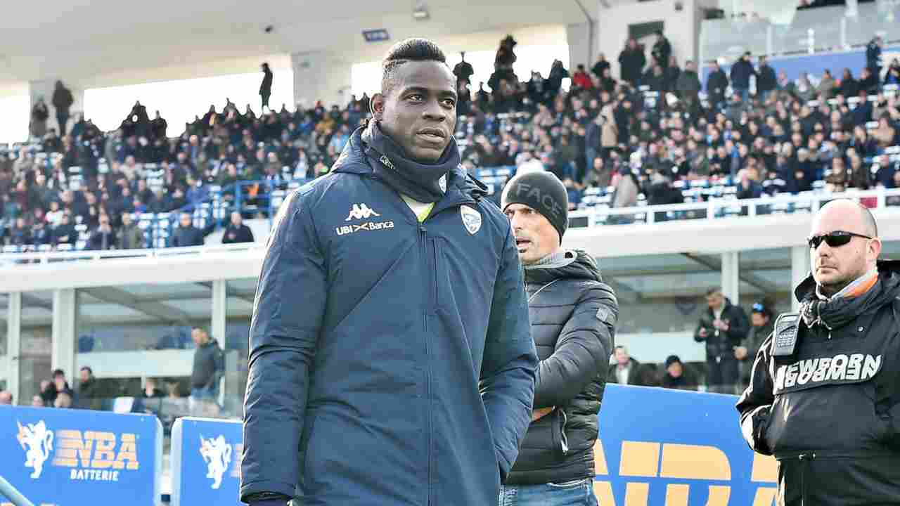 Balotelli al Brescia - foto LaPresse