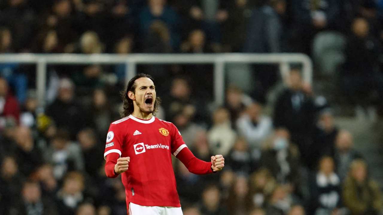 Cavani al Manchester - foto LaPresse