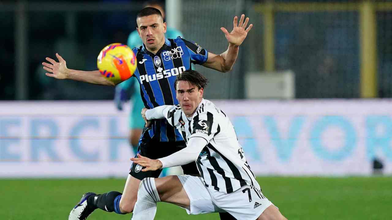 Demiral e Vlahovic - foto LaPresse