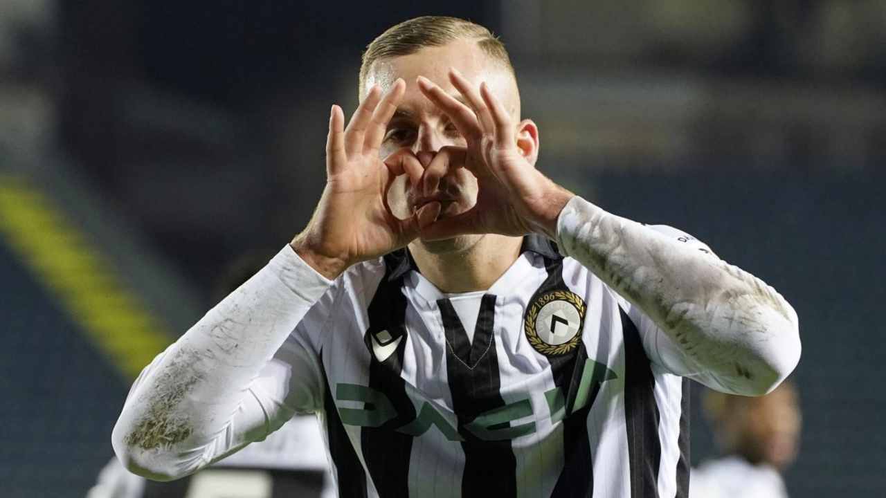 Deulofeu col cuore - foto LaPresse