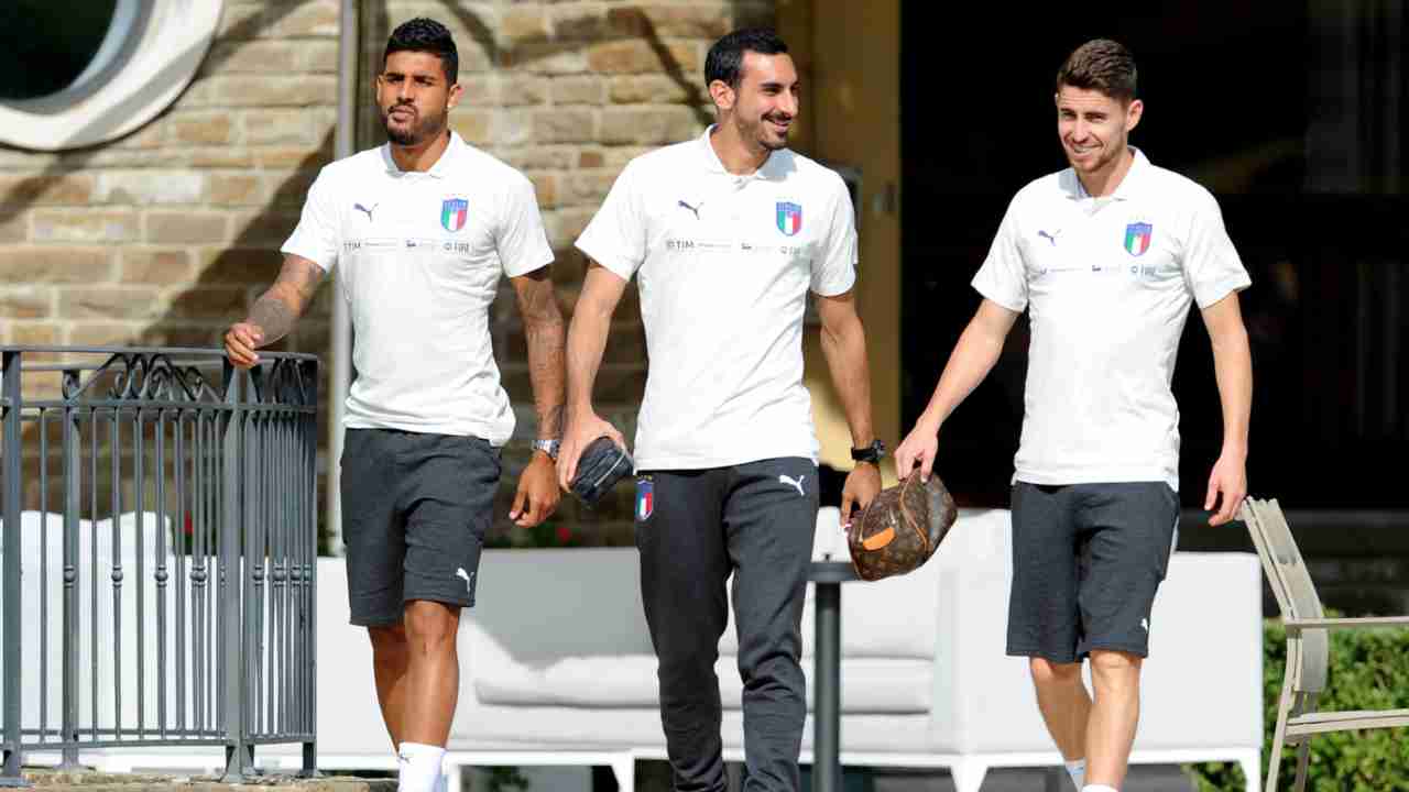 Emerson, Zappacosta e Jorginho - foto LaPresse