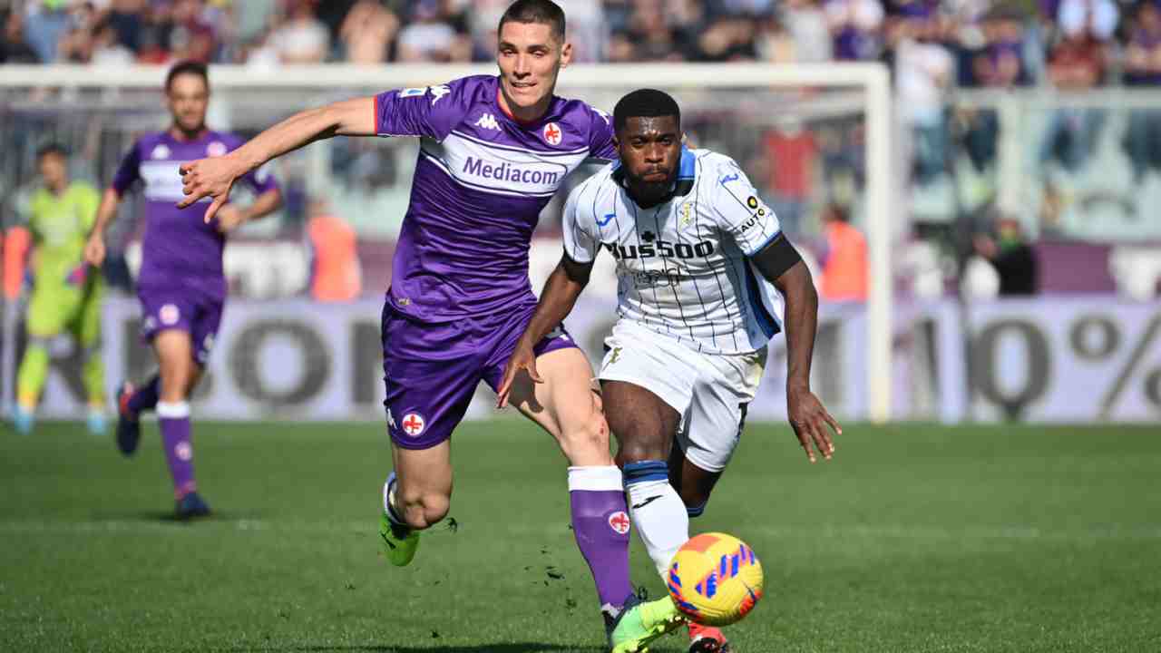 Fiorentina - Atalanta foto LaPresse