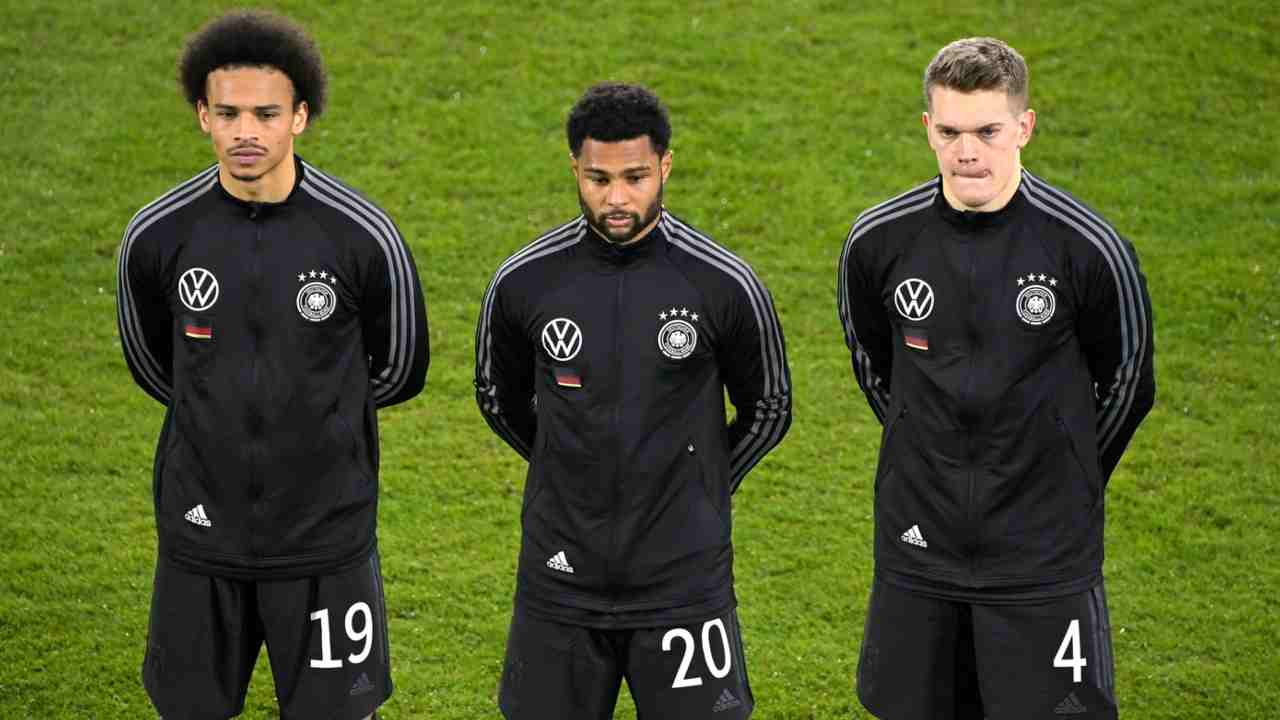 Gnabry, Sanè e Ginter - foto LaPresse