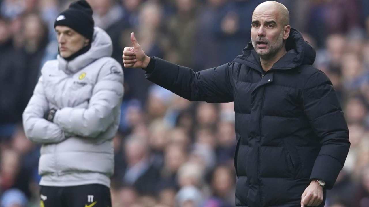 Guardiola e Klopp - foto LaPresse