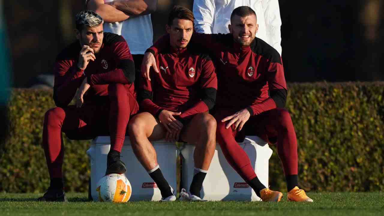 Bennacer Rebic e Hernandez - foto LaPresse