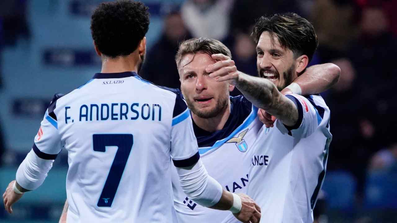 Lazio festeggia - foto LaPresse