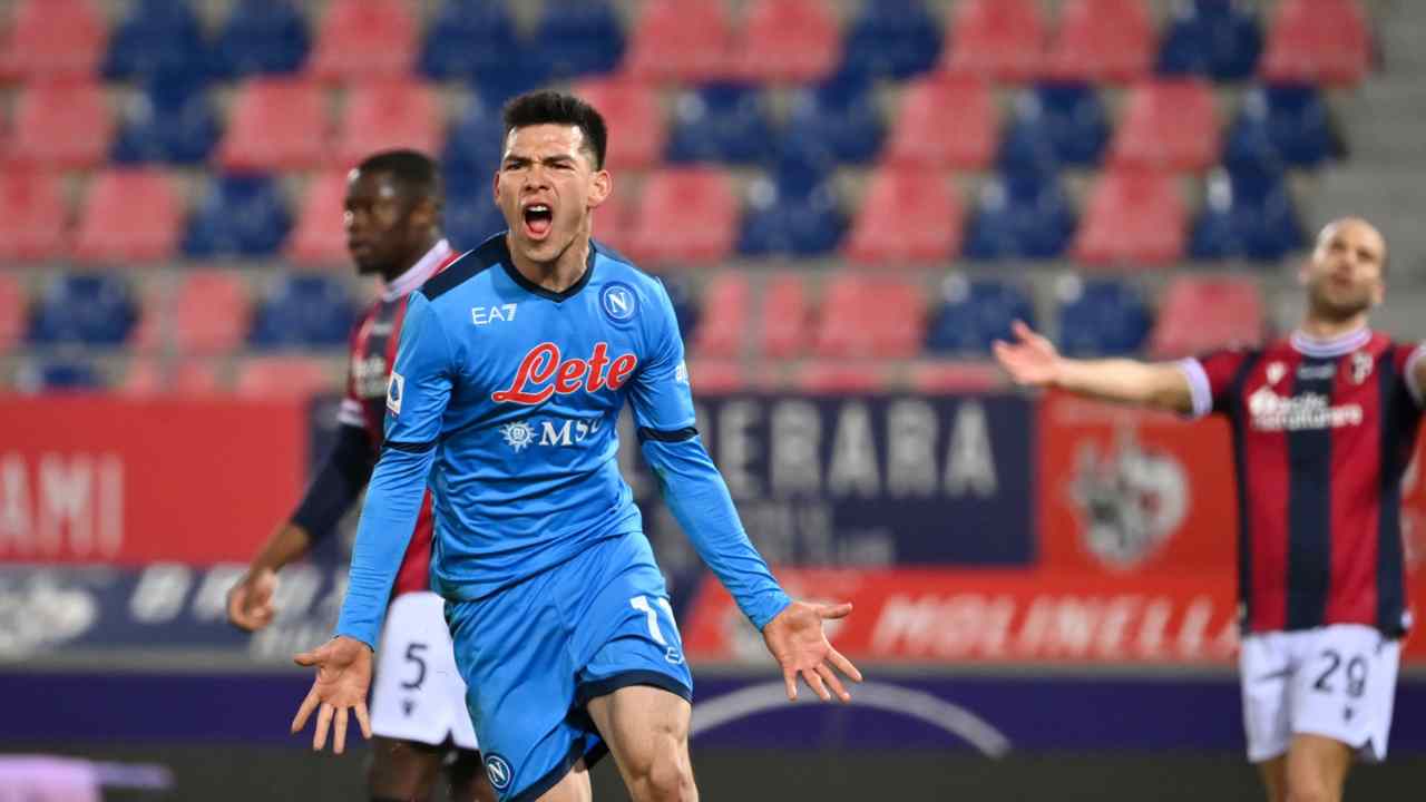 Lozano a Bologna-  foto LaPresse