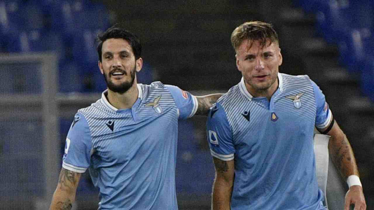 Luis Alberto e Immobile - foto LaPresse