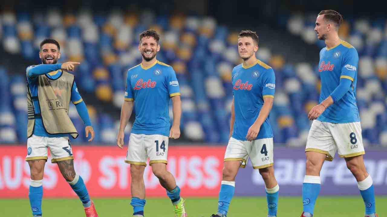 Insigne Mertens e Demme - foto LaPresse