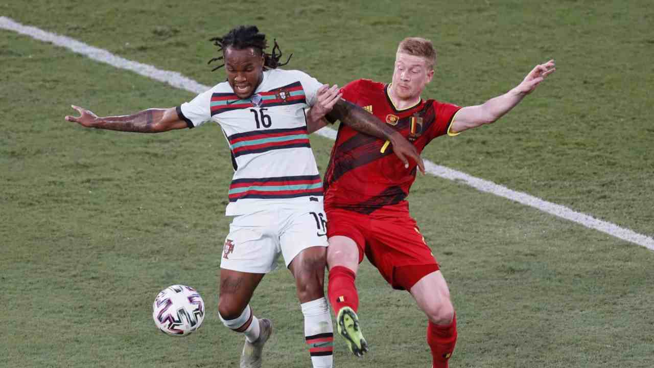 Sanches e De Bruyne - foto laPresse