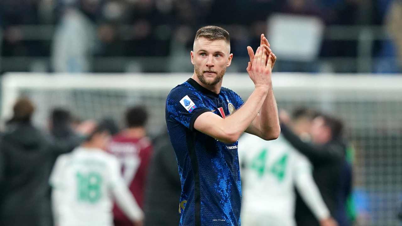 Skriniar applaude - foto LaPresse