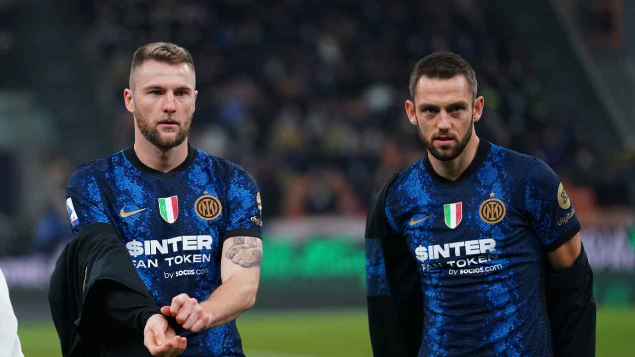 Skriniar e De Vrij - foto LaPresse