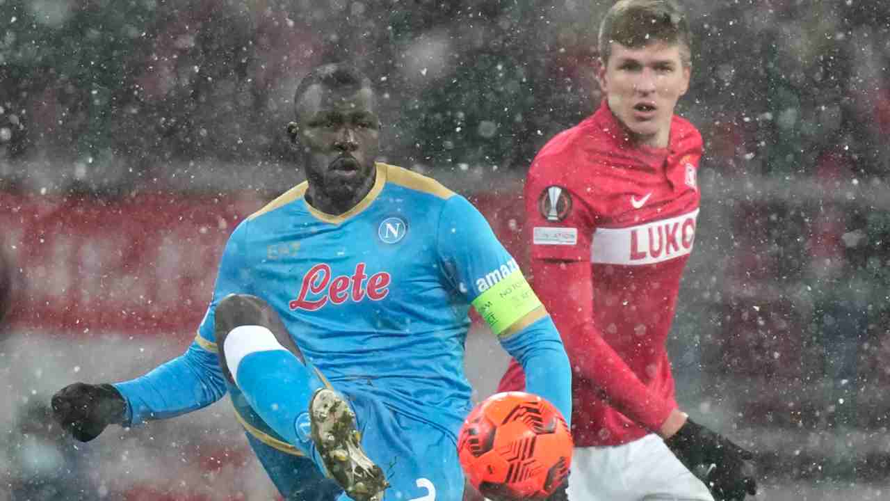 Spartak Mosca-Napoli - foto LaPresse