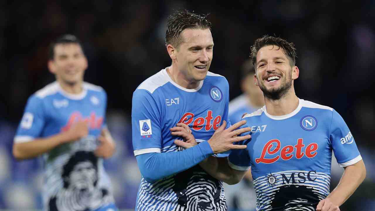 Zielinski e Mertens - foto LaPresse