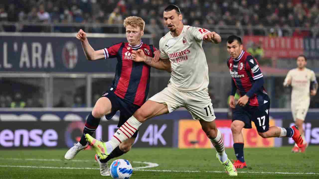 Bologna-Milan foto LaPresse