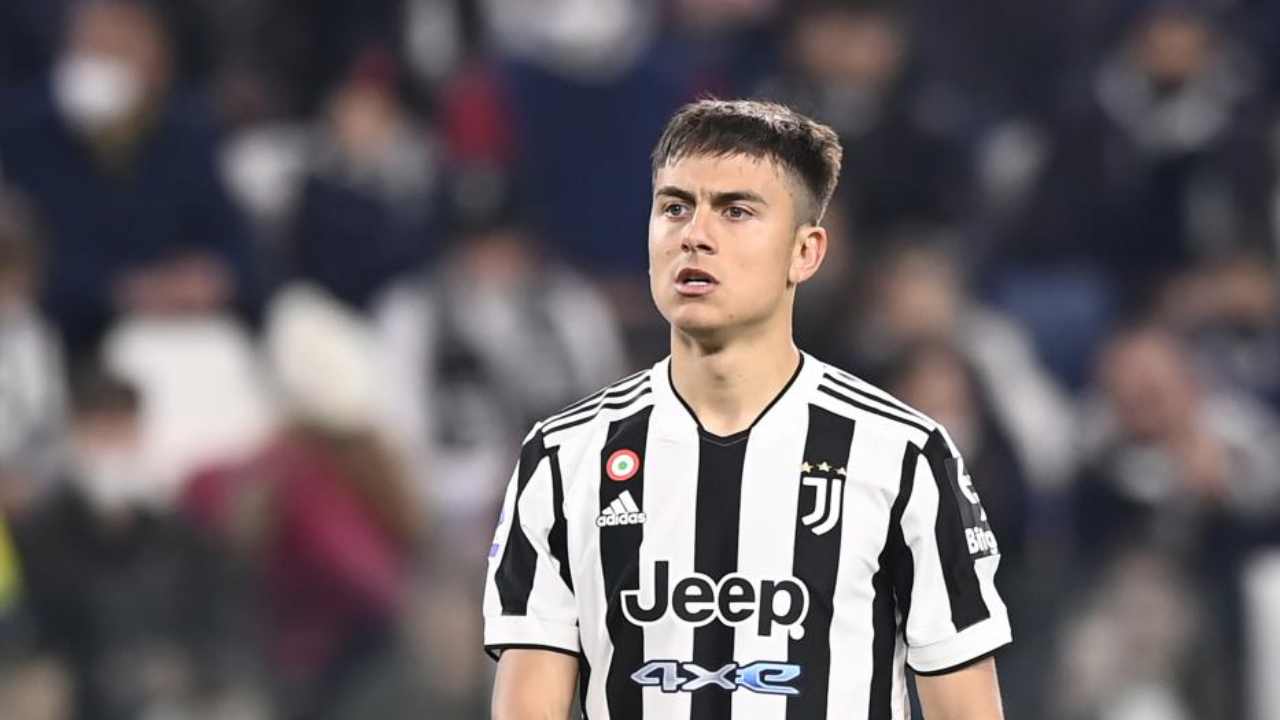 Dybala primo piano foto LaPresse