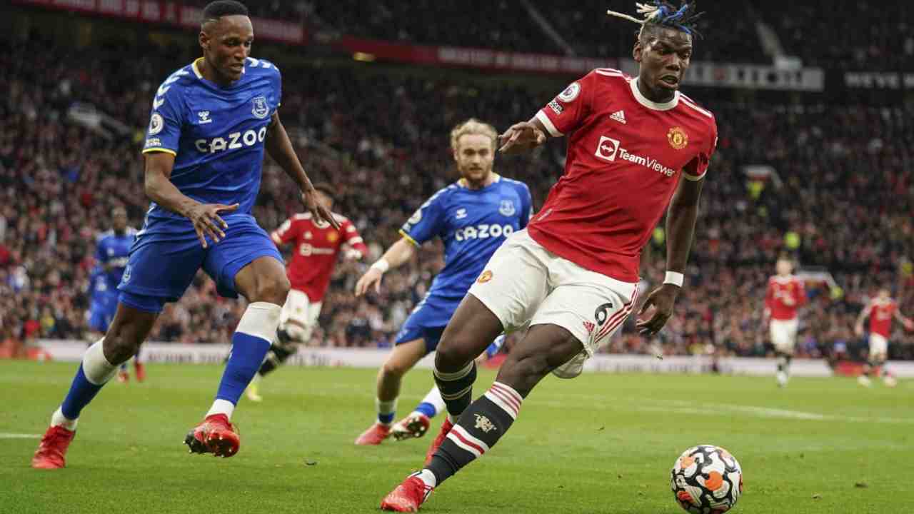 Pogba vs Everton - foto LaPresse