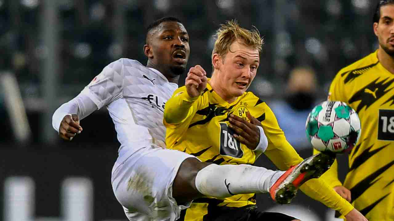 Gladbach - Dortmund - foto LaPresse