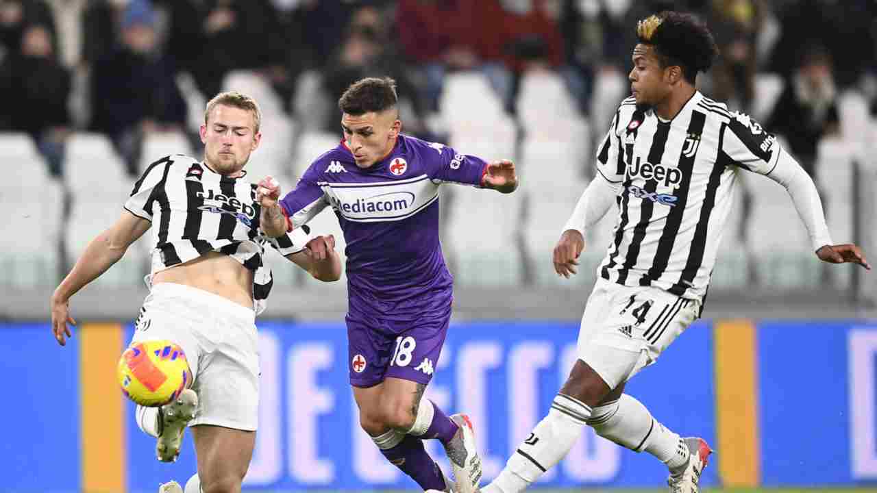 Juve-Fiorentina foto LaPresse