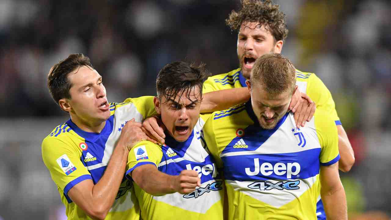 juve esulta foto LaPresse