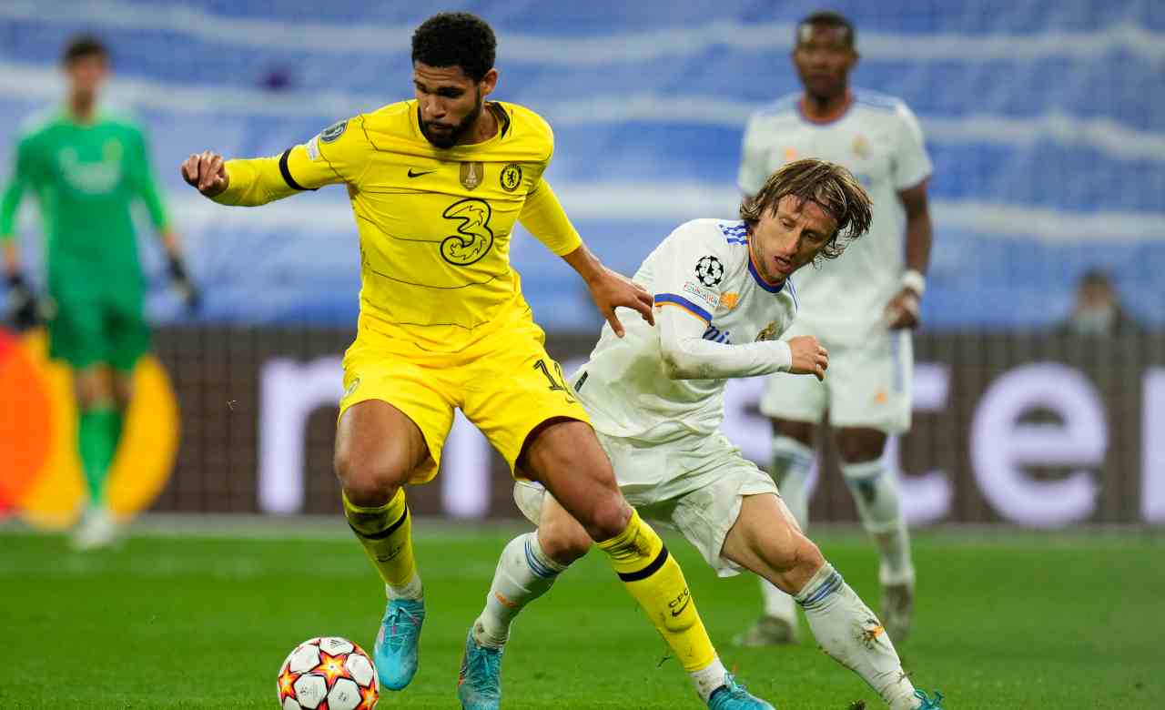 Loftus-Cheek ieri in campo contro il Real Madrid al Bernabeu