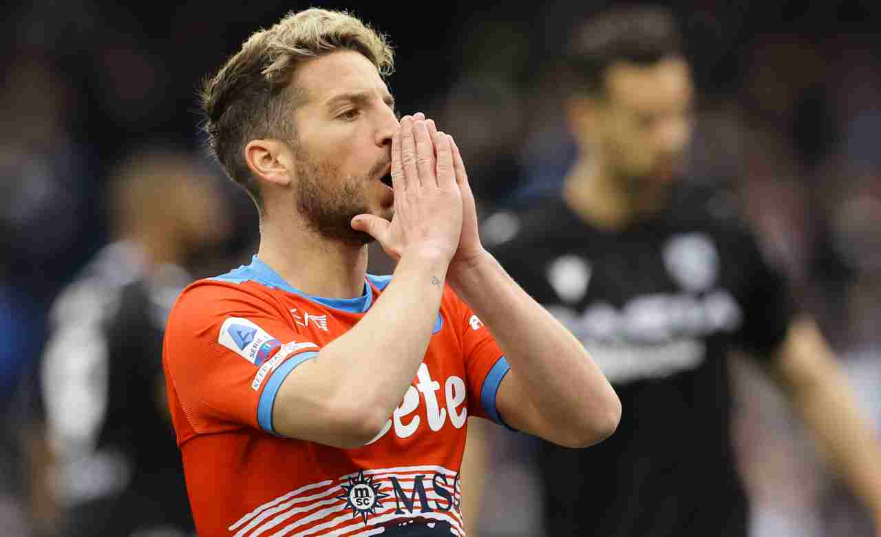 Mertens come vice-Immobile alla Lazio