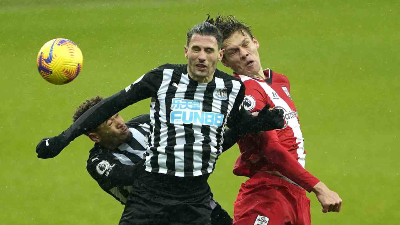 Newcastle in campo - foto LaPresse