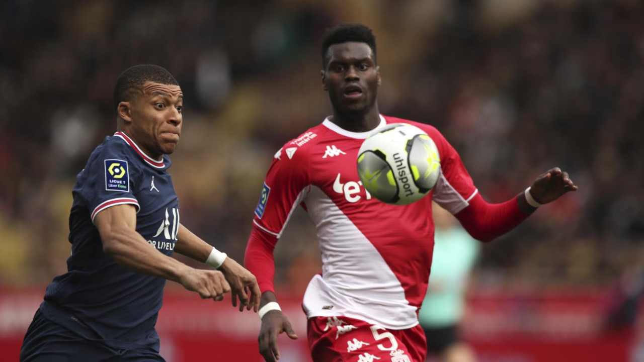 Mbappè vs Monaco - foto LaPresse