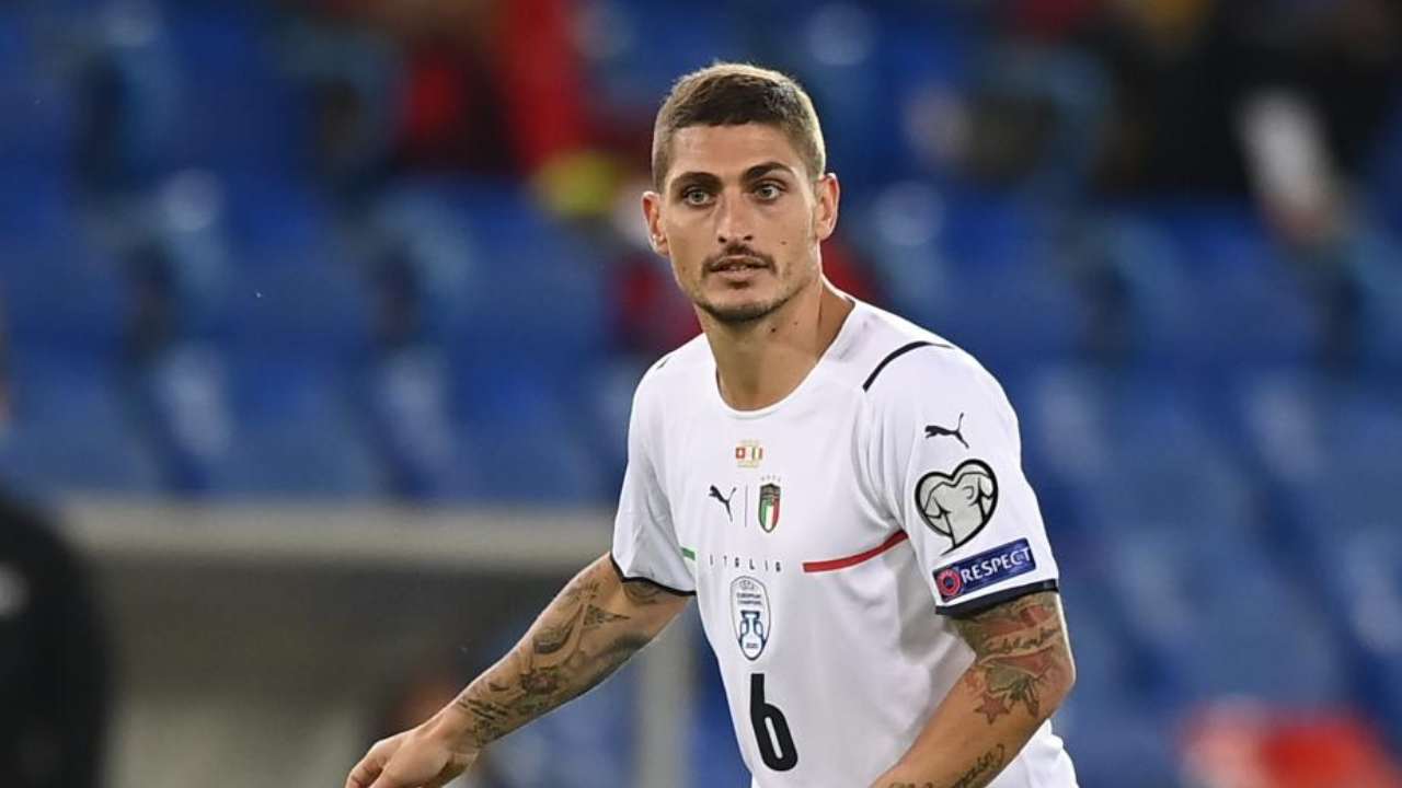 Verratti con l'Italia - foto laPresse