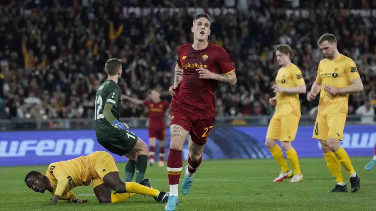 Zaniolo post ECL - foto LaPresse