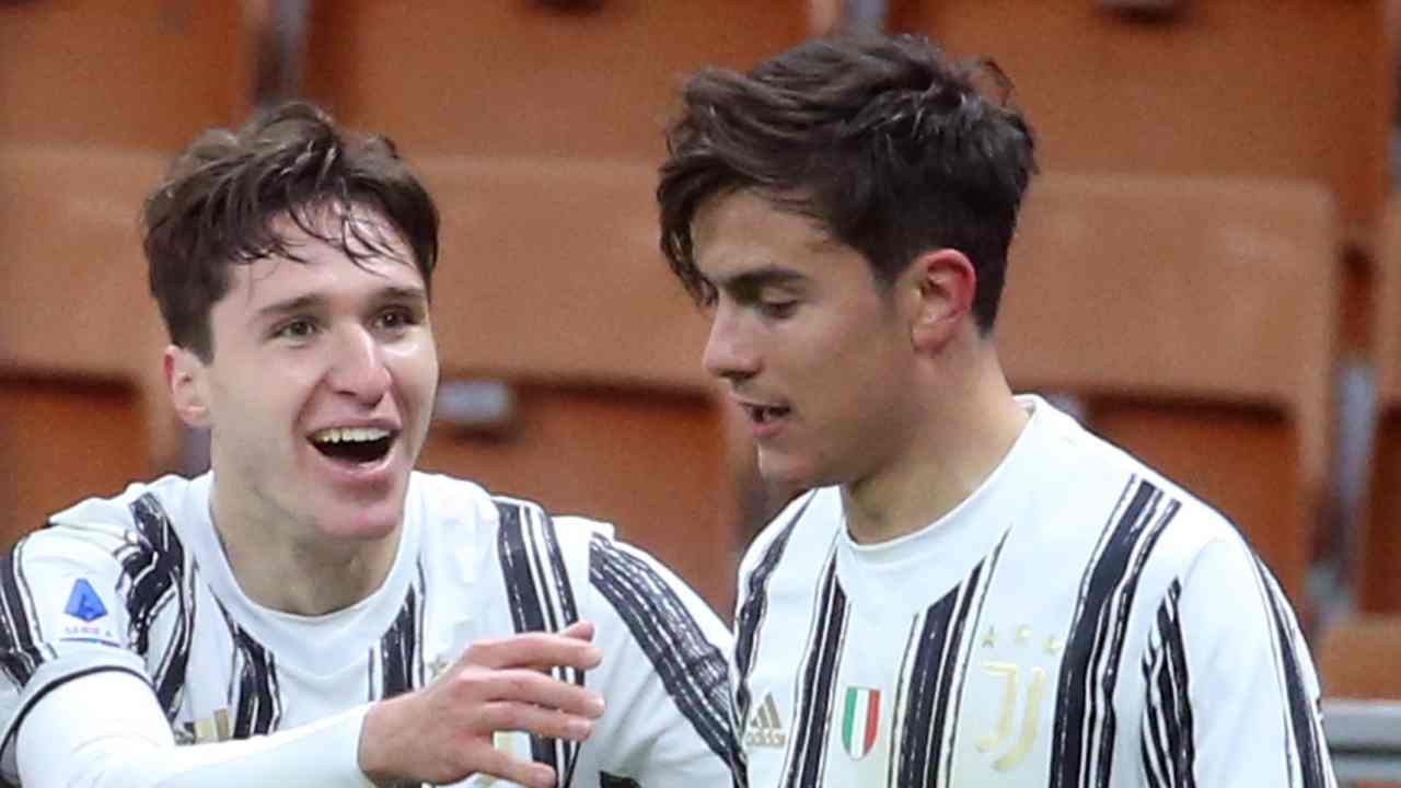 Chiesa e Dybala Ansa