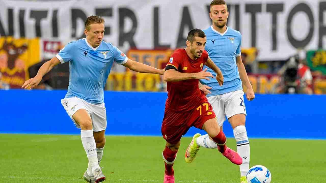 Derby Lazio-Roma - foto LaPresse