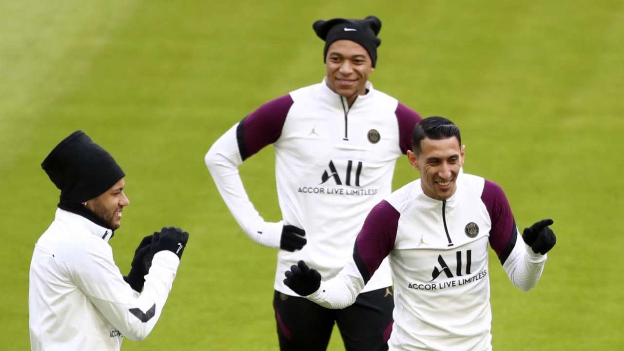 trio del psg - foto LaPresse