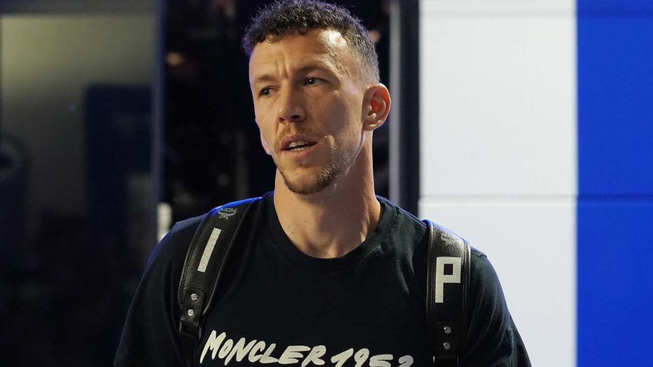 Perisic borsa viaggio - foto LaPresse