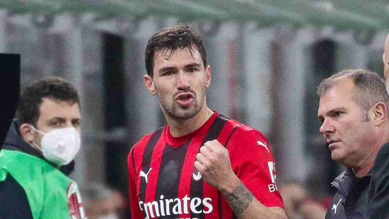 Romagnoli post derby - foto Ansa