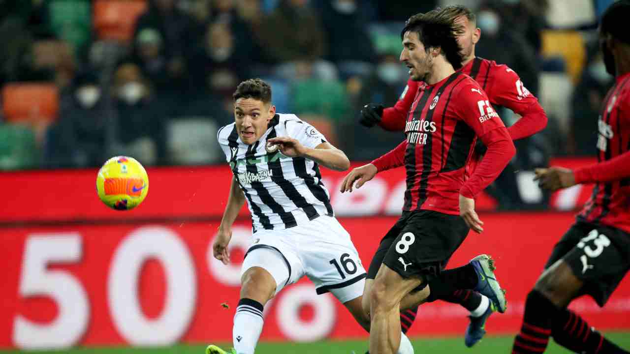 Udinese-Milan foto Ansa