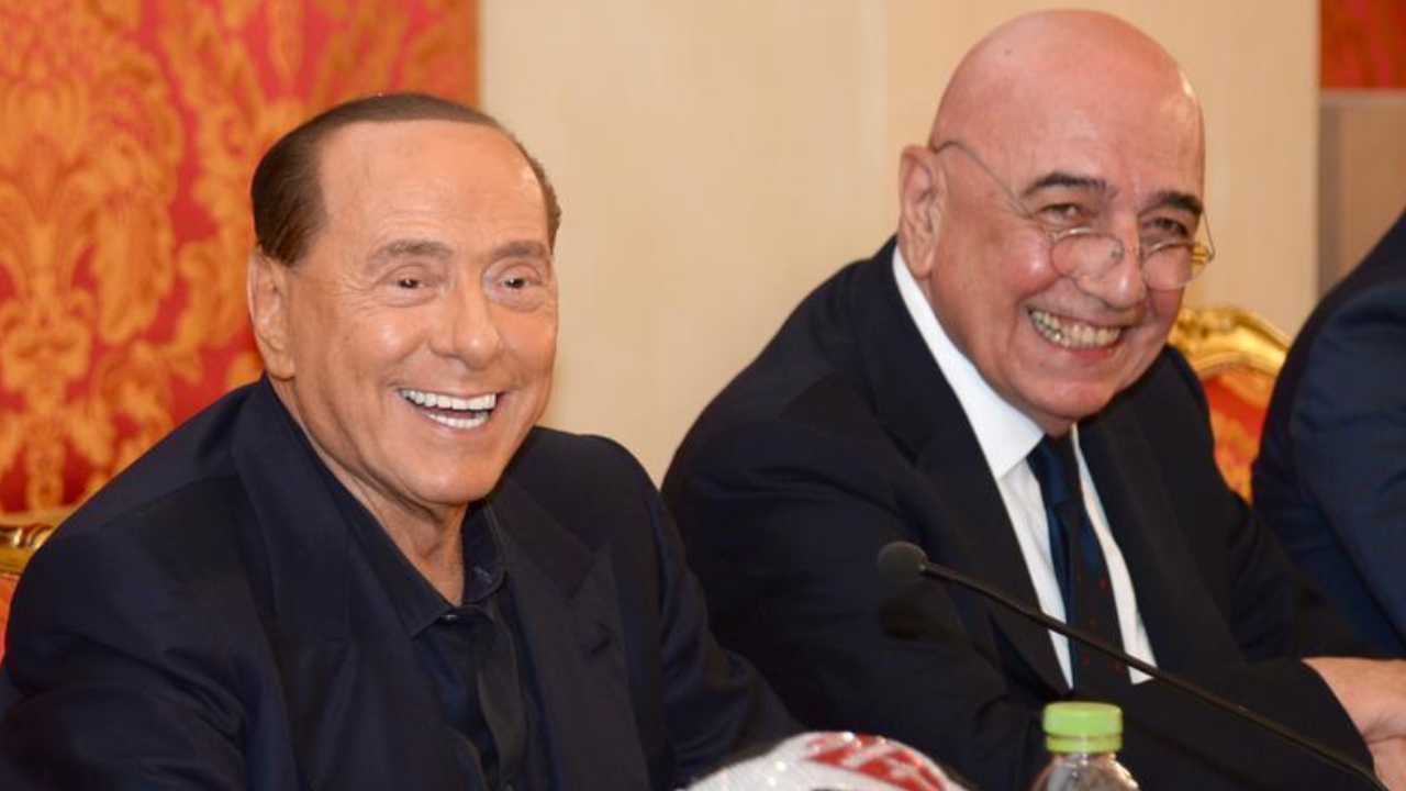 Berlusconi e Galliani foto Ansa