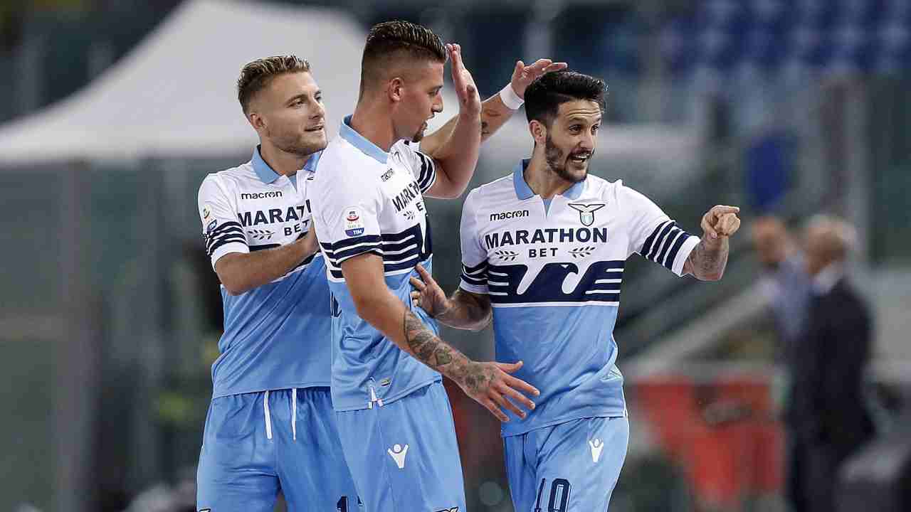 Trio laziale - foto Ansa