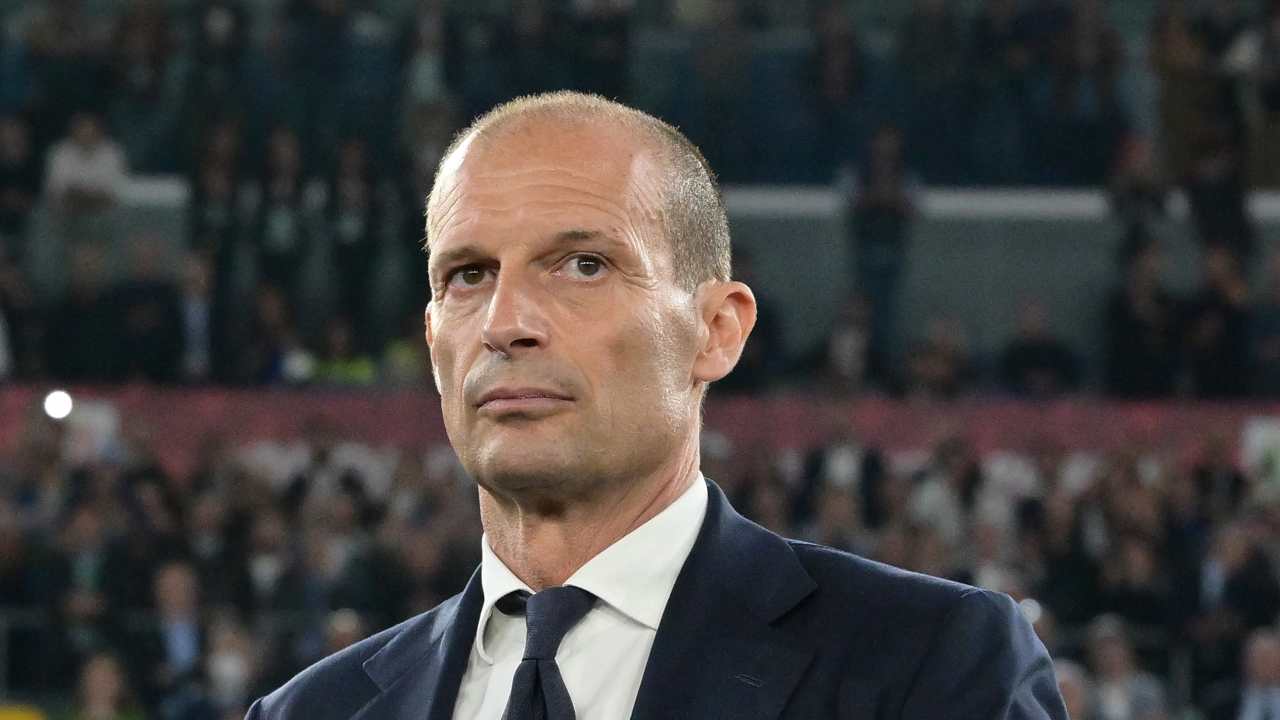 Allegri cupo foto lapresse