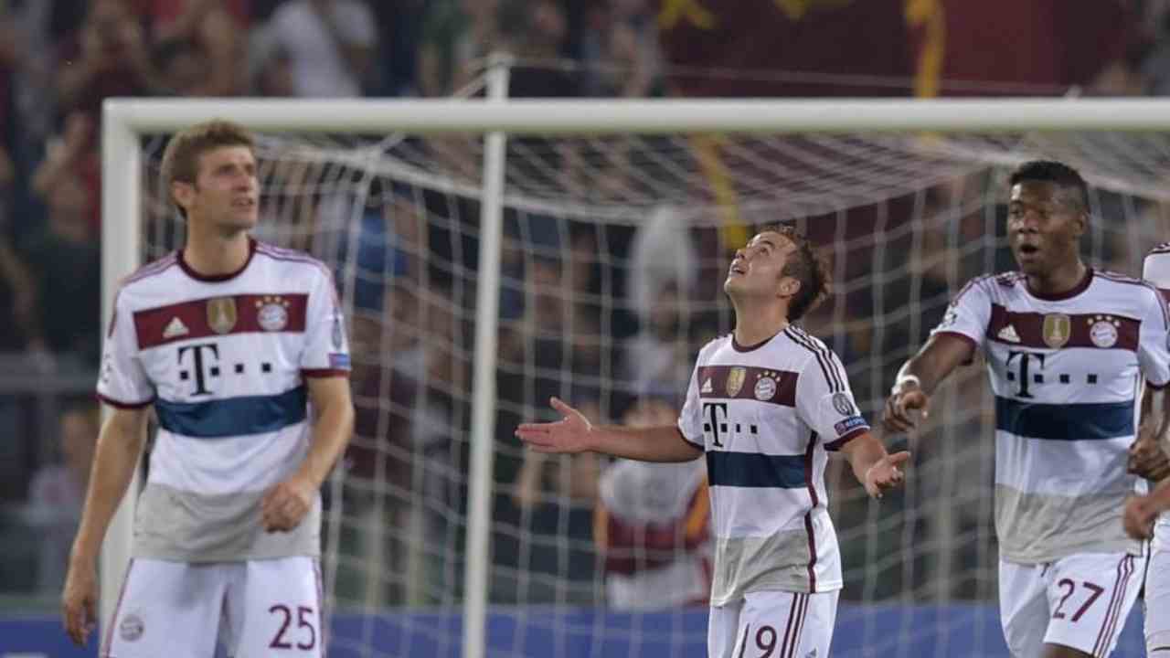 bayern in campo foto LaPresse