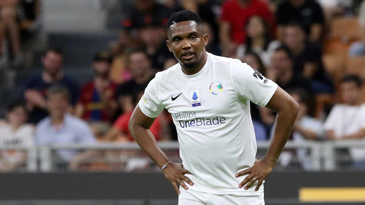 eto'o in campo foto LaPresse