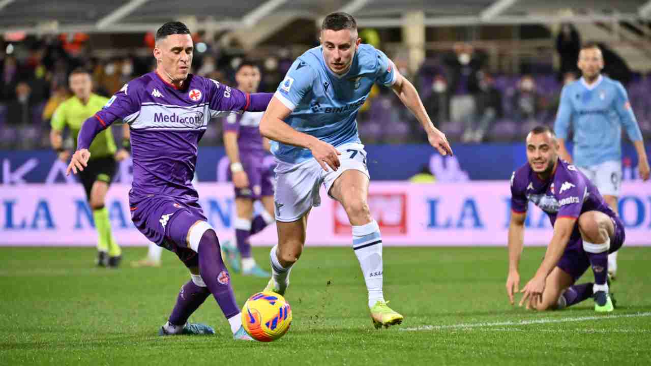 Fiorentina-Lazio foto LaPresse