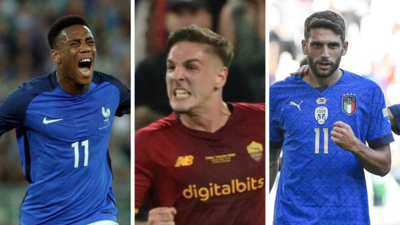 Martial-Zaniolo-Berardi foto LaPresse