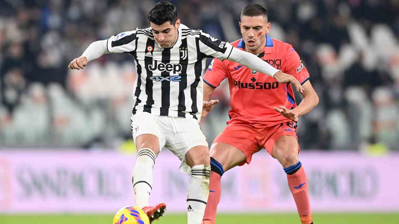 morata e demiral  foto LaPresse