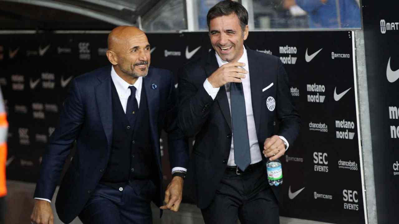 Pecchia e Spalletti foto LaPresse