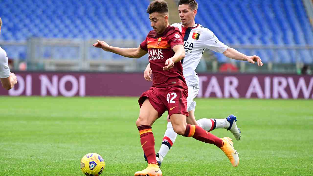 Roma-Genoa foto LaPresse