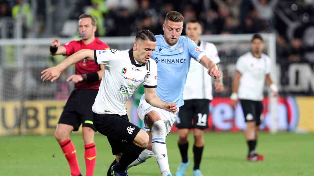 Spezia-Lazio - foto LaPresse